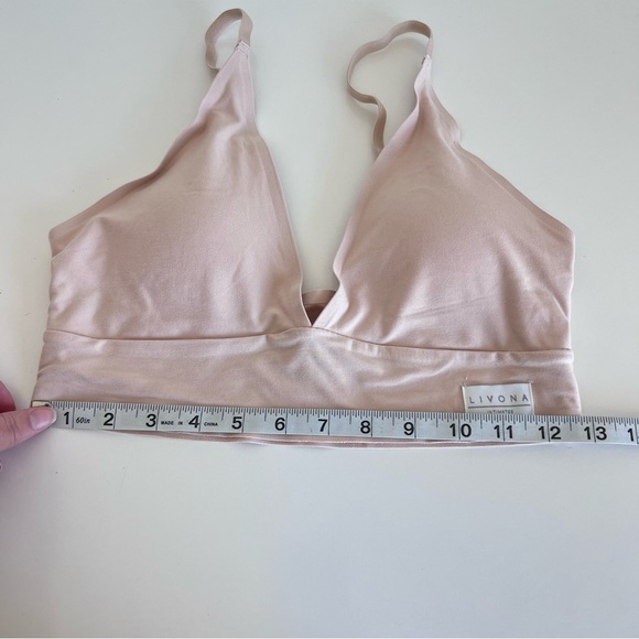 Livona Intimates Womens Triangle Wireless Bra - Picture 3 of 7